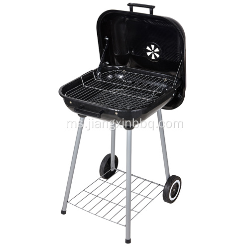 18Inci Square Charcoal Grill Hamburger Grill